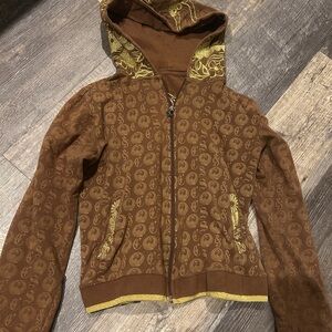 Brown Hooded Jacket